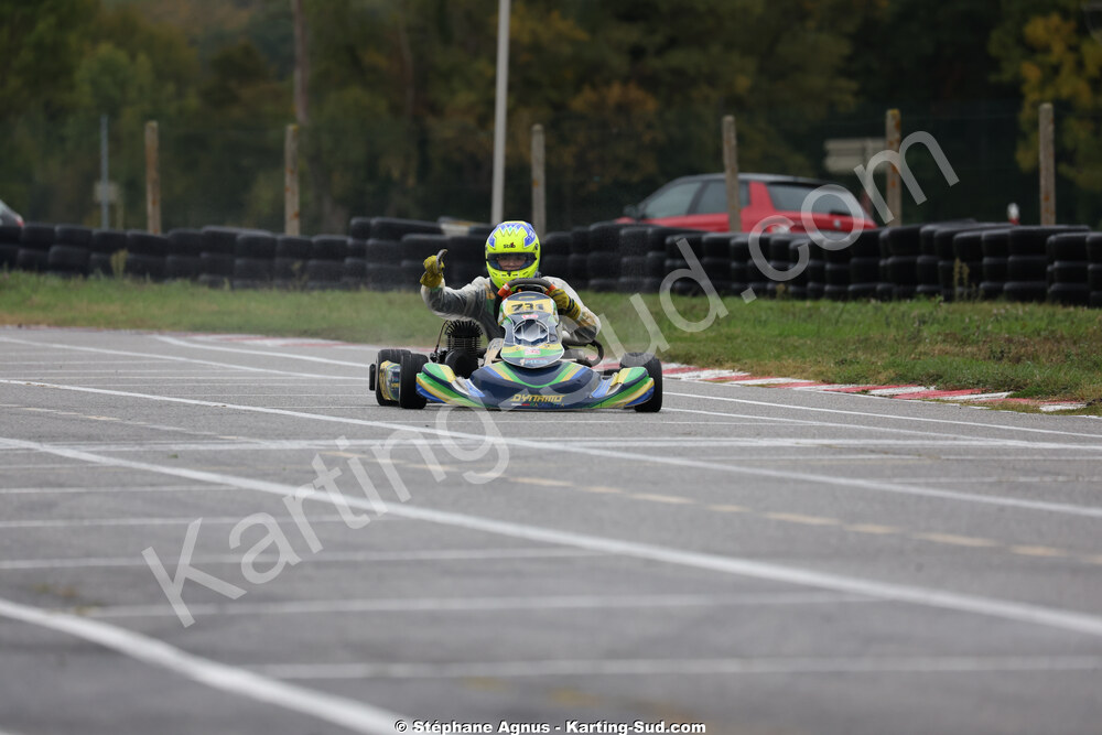 Dayan SERANO — 25/10/2026 : 3ème manche du Challenge Jean-Claude Sanchez à Aigues-Vives 2026 — karting