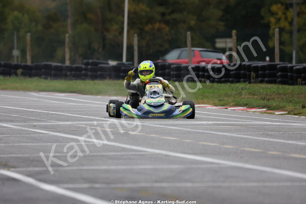 Dayan SERANO — 25/10/2026 : 3ème manche du Challenge Jean-Claude Sanchez à Aigues-Vives 2026 — karting