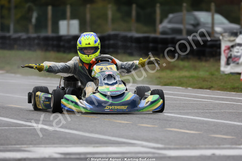 Dayan SERANO — 25/10/2026 : 3ème manche du Challenge Jean-Claude Sanchez à Aigues-Vives 2026 — karting