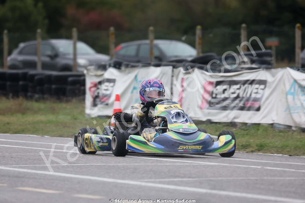 Mathis MESPOULEDE — 25/10/2026 : 3ème manche du Challenge Jean-Claude Sanchez à Aigues-Vives 2026 — karting