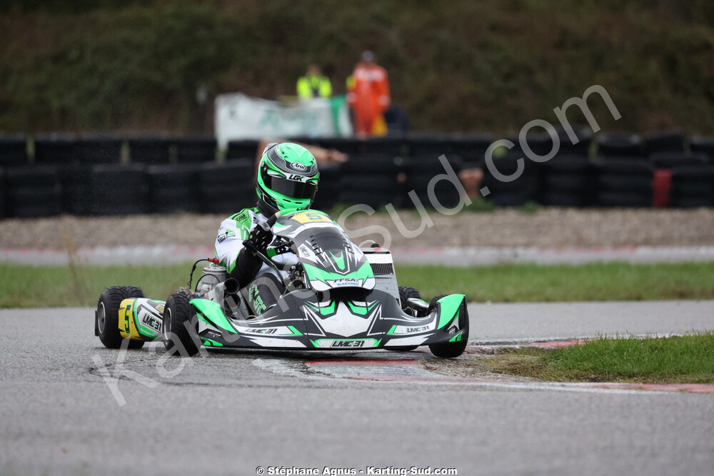 Yannick LECLERC — 25/10/2026 : 3ème manche du Challenge Jean-Claude Sanchez à Aigues-Vives 2026 — karting