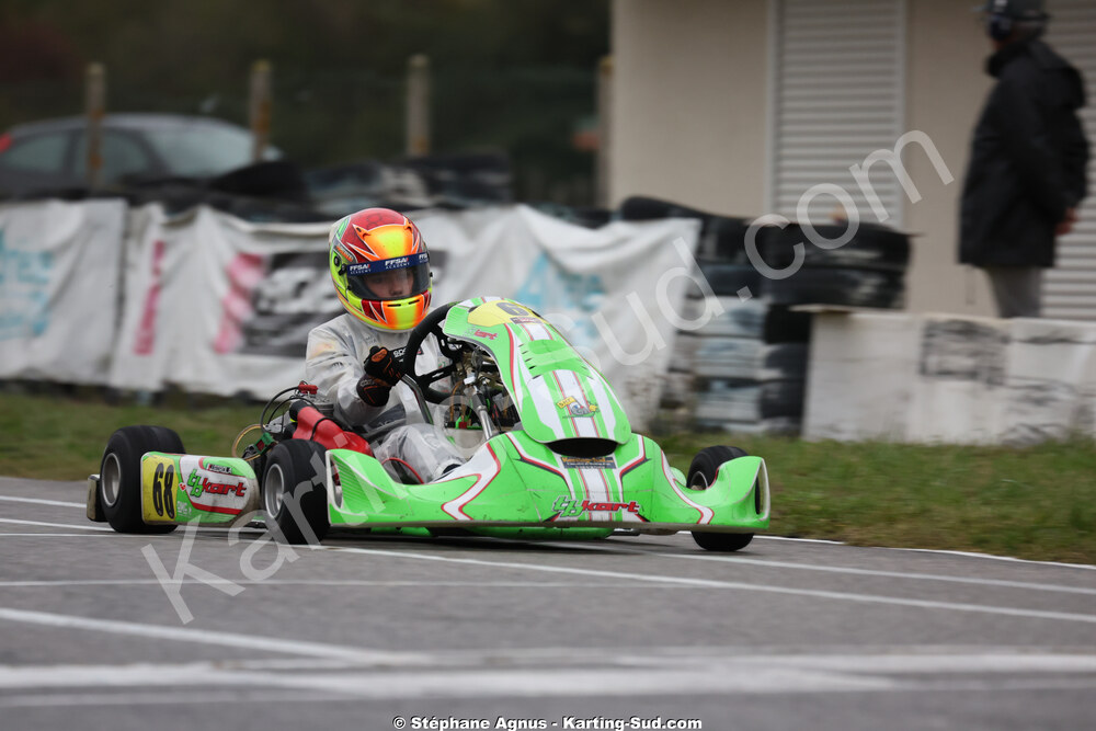 Paul GLEIZE — 25/10/2026 : 3ème manche du Challenge Jean-Claude Sanchez à Aigues-Vives 2026 — karting