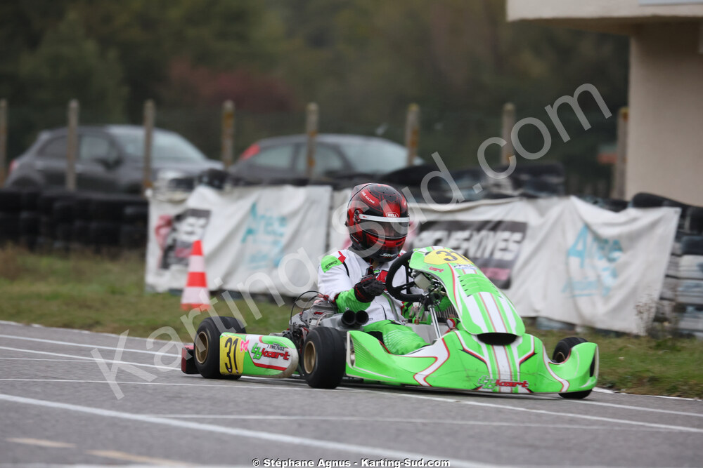 Tanguy MUNOZ — 25/10/2026 : 3ème manche du Challenge Jean-Claude Sanchez à Aigues-Vives 2026 — karting