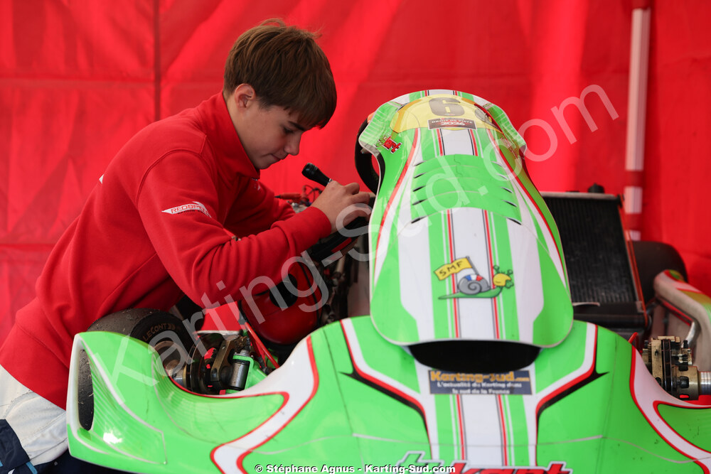Paul GLEIZE — 25/10/2026 : 3ème manche du Challenge Jean-Claude Sanchez à Aigues-Vives 2026 — karting