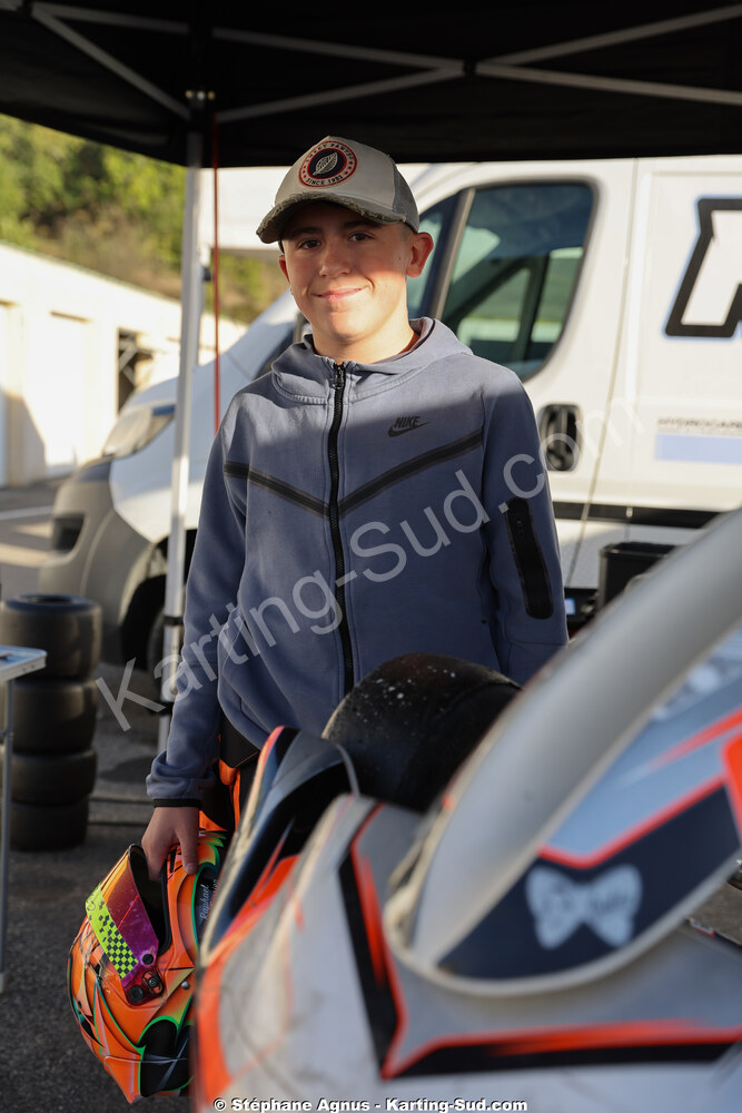 Raphaël TEISSIER — 25/10/2026 : 3ème manche du Challenge Jean-Claude Sanchez à Aigues-Vives 2026 — karting