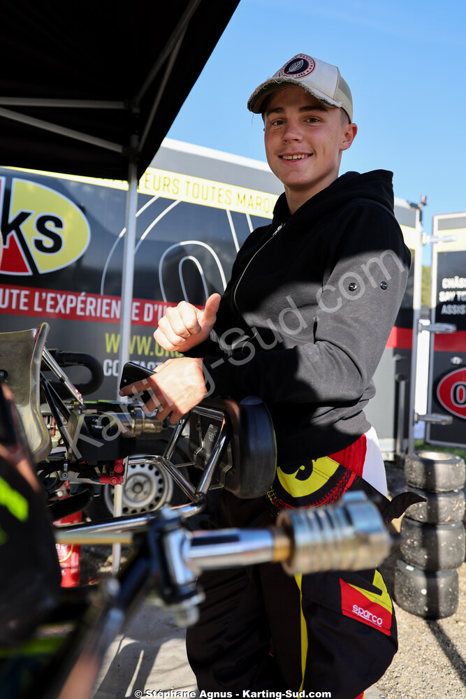 Léo LAFFITE — 25/10/2026 : 3ème manche du Challenge Jean-Claude Sanchez à Aigues-Vives 2026 — karting
