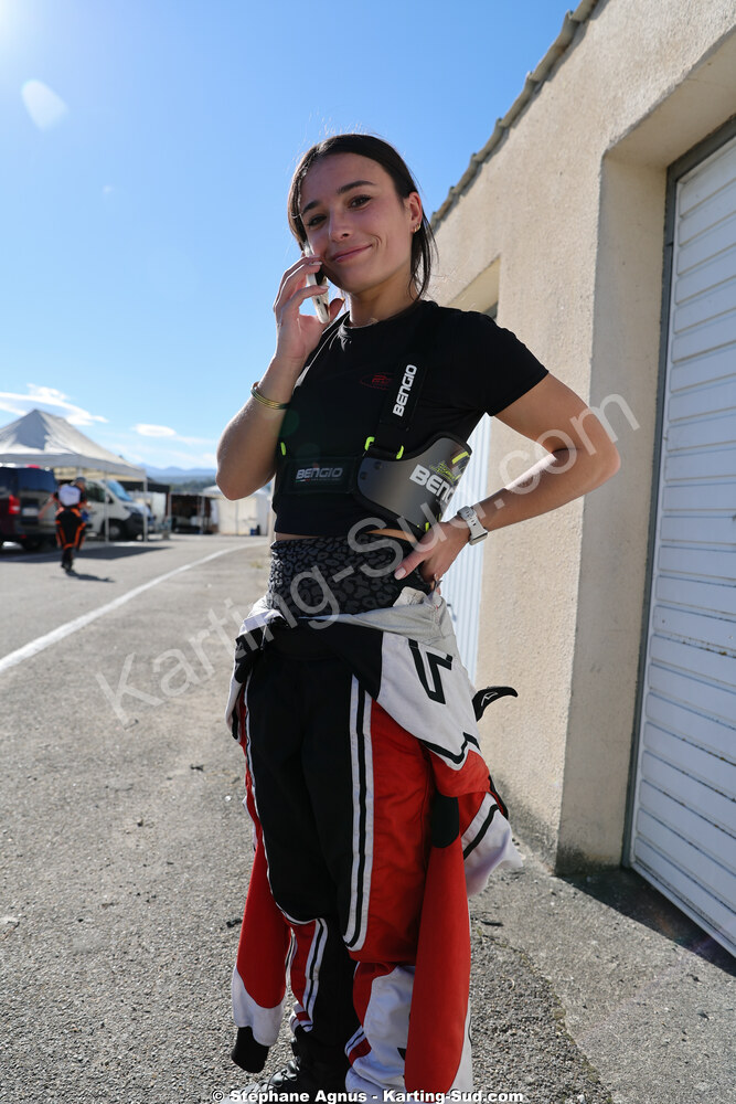 Marine APOUX — 25/10/2026 : 3ème manche du Challenge Jean-Claude Sanchez à Aigues-Vives 2026 — karting