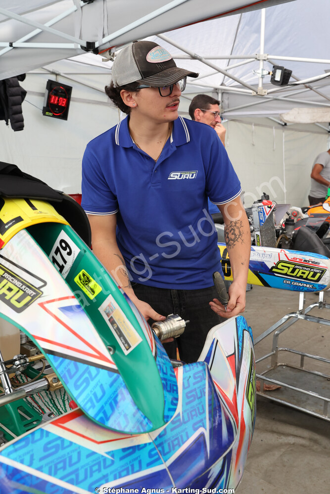Lorenzo SUAU — 25/10/2026 : 3ème manche du Challenge Jean-Claude Sanchez à Aigues-Vives 2026 — karting