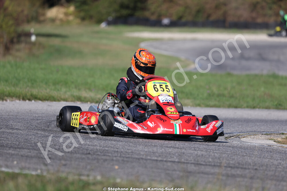 Matheo COURBIERES — 25/10/2026 : 3ème manche du Challenge Jean-Claude Sanchez à Aigues-Vives 2026 — karting