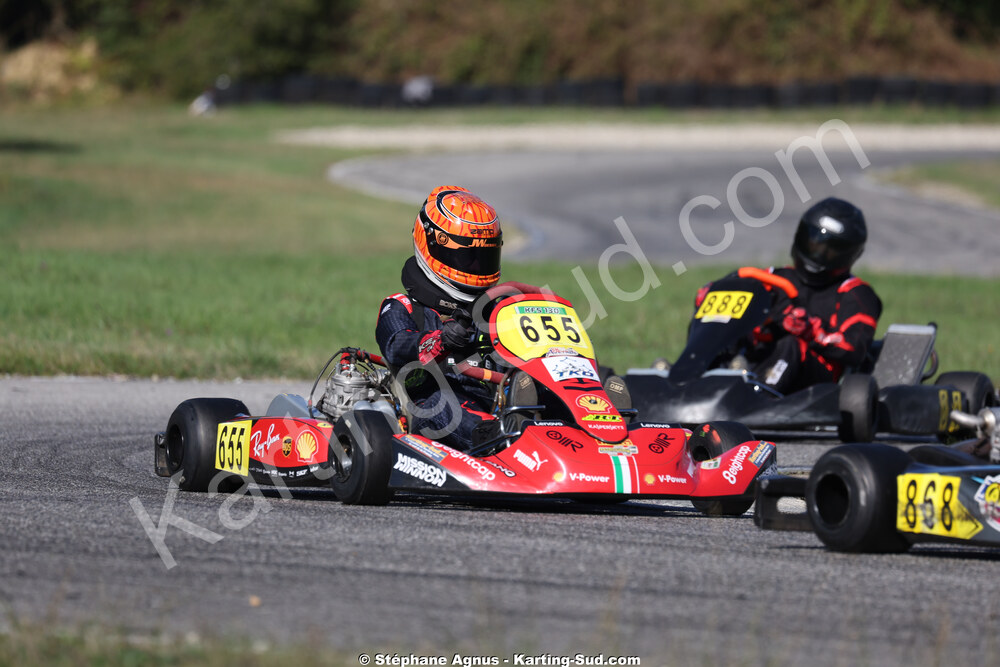 Matheo COURBIERES — 25/10/2026 : 3ème manche du Challenge Jean-Claude Sanchez à Aigues-Vives 2026 — karting