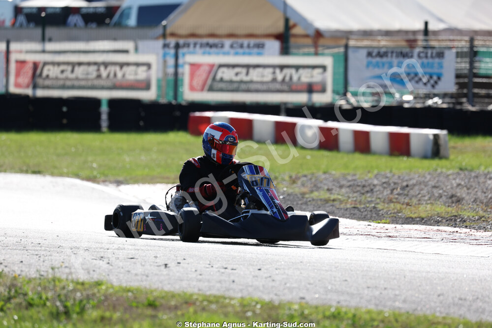 Mathieu FOURNIL — 25/10/2026 : 3ème manche du Challenge Jean-Claude Sanchez à Aigues-Vives 2026 — karting