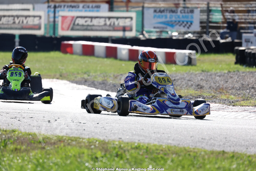 Thomas SUZANNE — 25/10/2026 : 3ème manche du Challenge Jean-Claude Sanchez à Aigues-Vives 2026 — karting