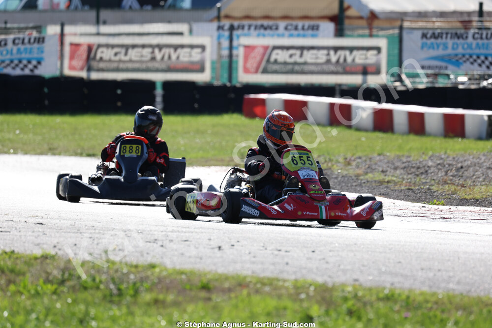 Matheo COURBIERES — 25/10/2026 : 3ème manche du Challenge Jean-Claude Sanchez à Aigues-Vives 2026 — karting