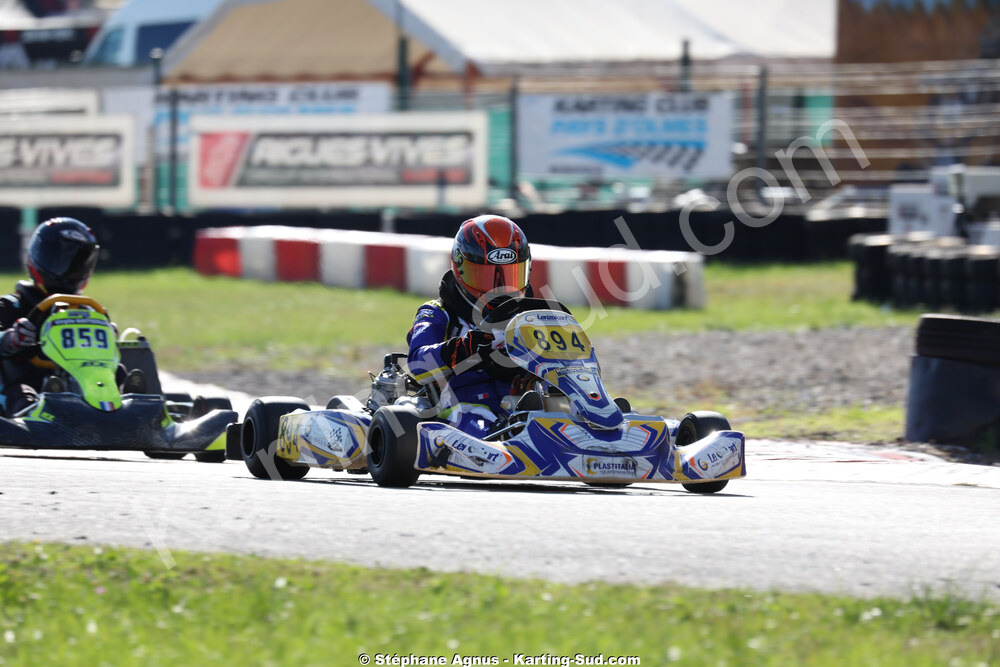 Thomas SUZANNE — 25/10/2026 : 3ème manche du Challenge Jean-Claude Sanchez à Aigues-Vives 2026 — karting