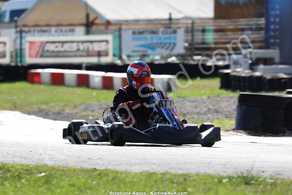 Mathieu FOURNIL — 25/10/2026 : 3ème manche du Challenge Jean-Claude Sanchez à Aigues-Vives 2026 — karting