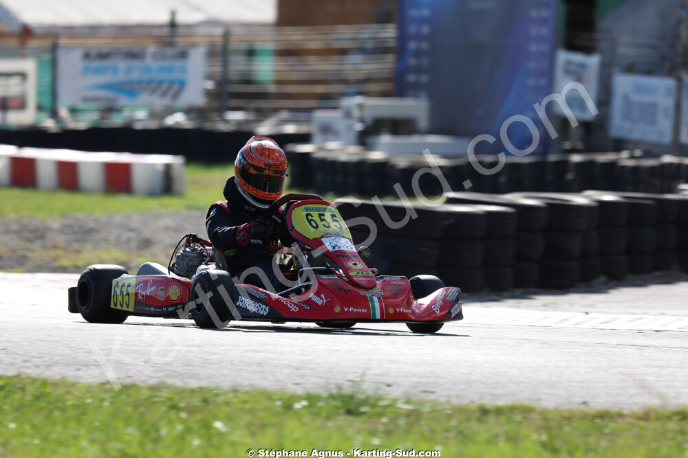 Matheo COURBIERES — 25/10/2026 : 3ème manche du Challenge Jean-Claude Sanchez à Aigues-Vives 2026 — karting