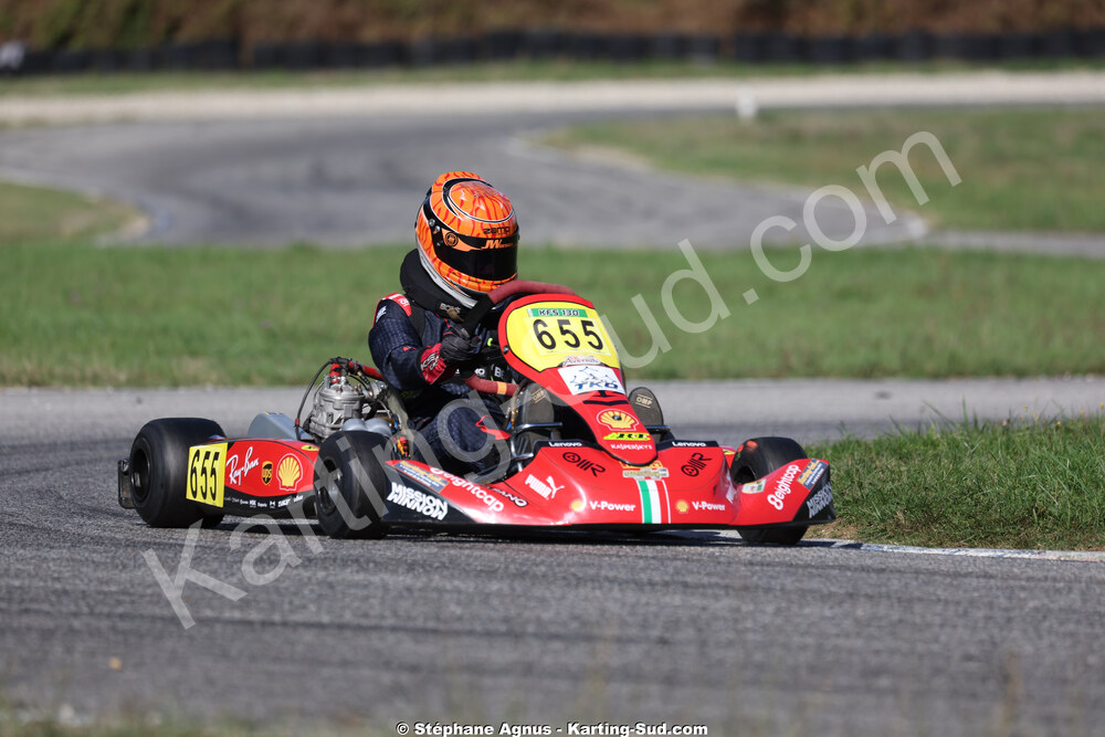 Matheo COURBIERES — 25/10/2026 : 3ème manche du Challenge Jean-Claude Sanchez à Aigues-Vives 2026 — karting