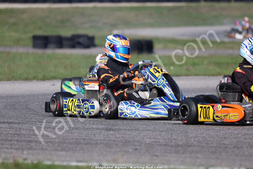 Jules BAQUE — 25/10/2026 : 3ème manche du Challenge Jean-Claude Sanchez à Aigues-Vives 2026 — karting