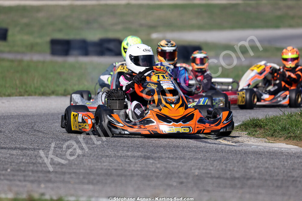 Lalie POMAYROL — 25/10/2026 : 3ème manche du Challenge Jean-Claude Sanchez à Aigues-Vives 2026 — karting