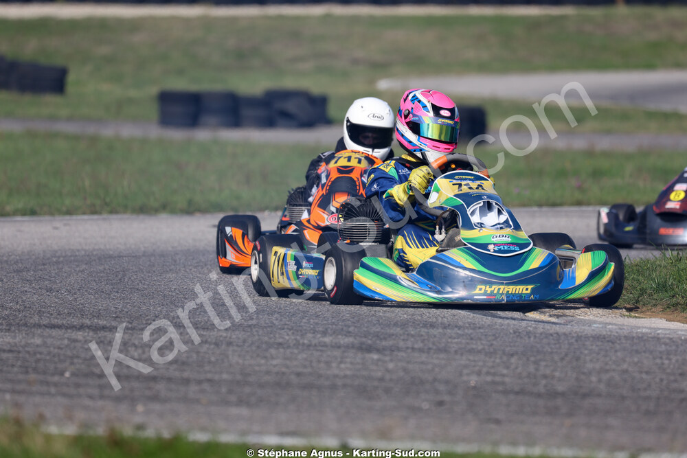 Gabin BONAFOS — 25/10/2026 : 3ème manche du Challenge Jean-Claude Sanchez à Aigues-Vives 2026 — karting