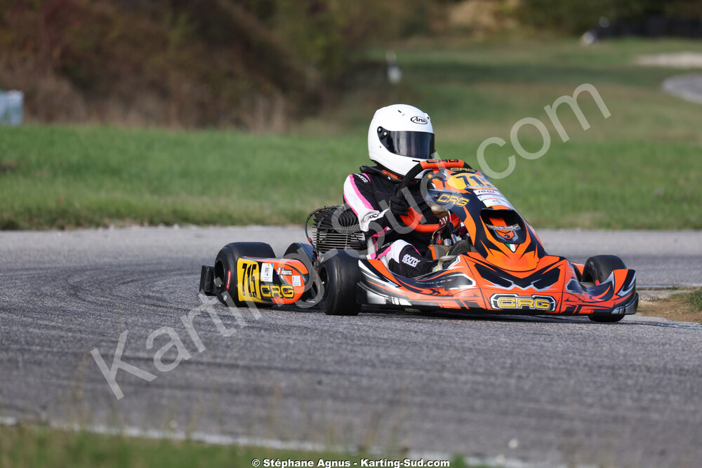Lalie POMAYROL — 25/10/2026 : 3ème manche du Challenge Jean-Claude Sanchez à Aigues-Vives 2026 — karting