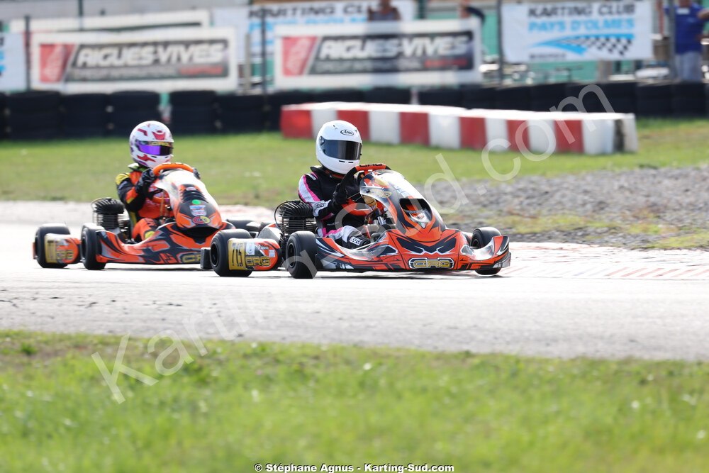 Lalie POMAYROL — 25/10/2026 : 3ème manche du Challenge Jean-Claude Sanchez à Aigues-Vives 2026 — karting