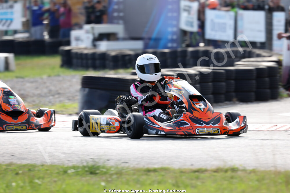 Lalie POMAYROL — 25/10/2026 : 3ème manche du Challenge Jean-Claude Sanchez à Aigues-Vives 2026 — karting