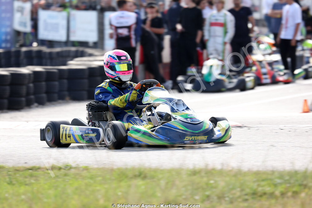 Gabin BONAFOS — 25/10/2026 : 3ème manche du Challenge Jean-Claude Sanchez à Aigues-Vives 2026 — karting