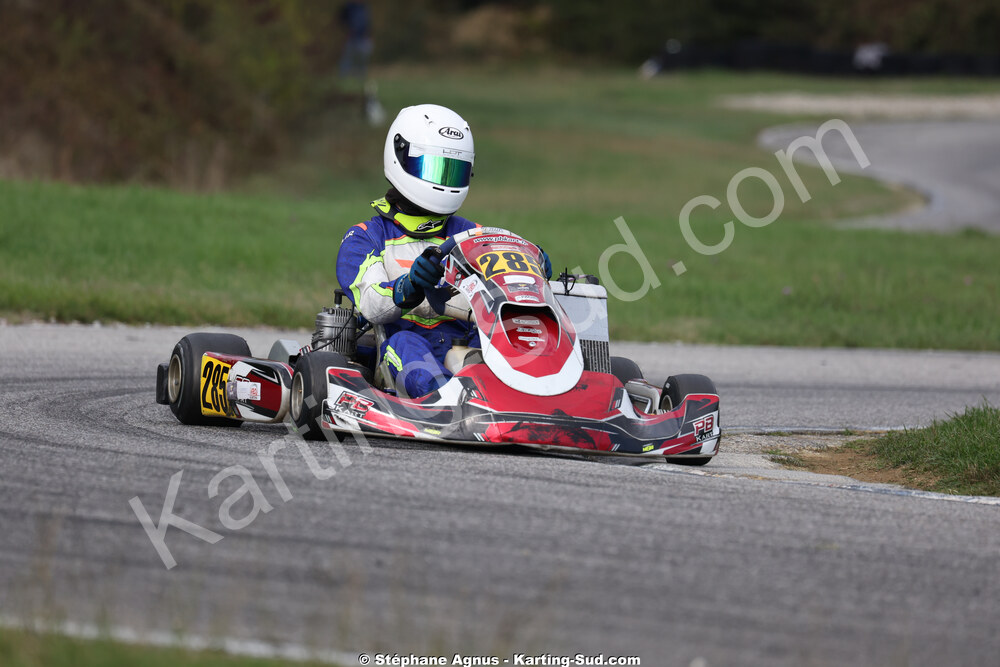 Louka BOUSSES — 25/10/2026 : 3ème manche du Challenge Jean-Claude Sanchez à Aigues-Vives 2026 — karting