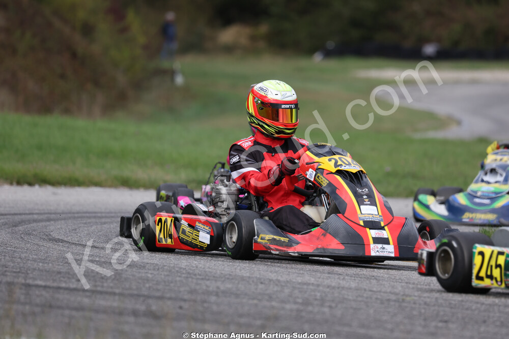 Vincent REBBERT — 25/10/2026 : 3ème manche du Challenge Jean-Claude Sanchez à Aigues-Vives 2026 — karting