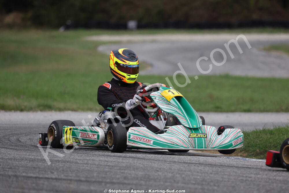 Dorian POLI — 25/10/2026 : 3ème manche du Challenge Jean-Claude Sanchez à Aigues-Vives 2026 — karting