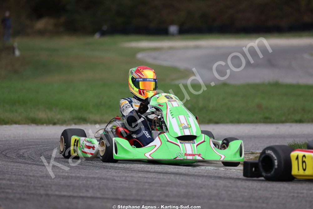 Paul GLEIZE — 25/10/2026 : 3ème manche du Challenge Jean-Claude Sanchez à Aigues-Vives 2026 — karting