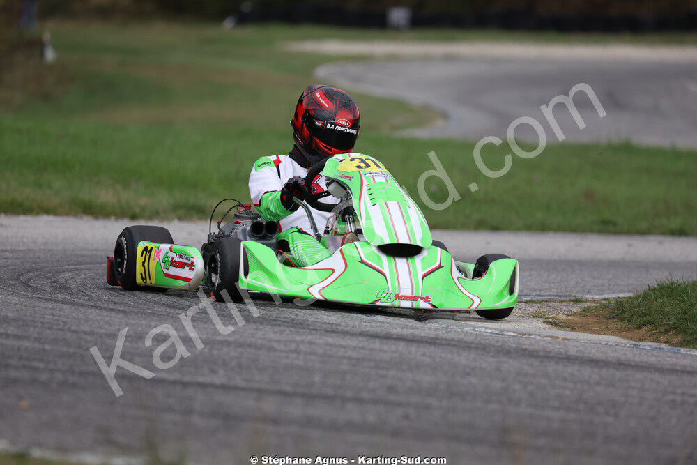 Tanguy MUNOZ — 25/10/2026 : 3ème manche du Challenge Jean-Claude Sanchez à Aigues-Vives 2026 — karting