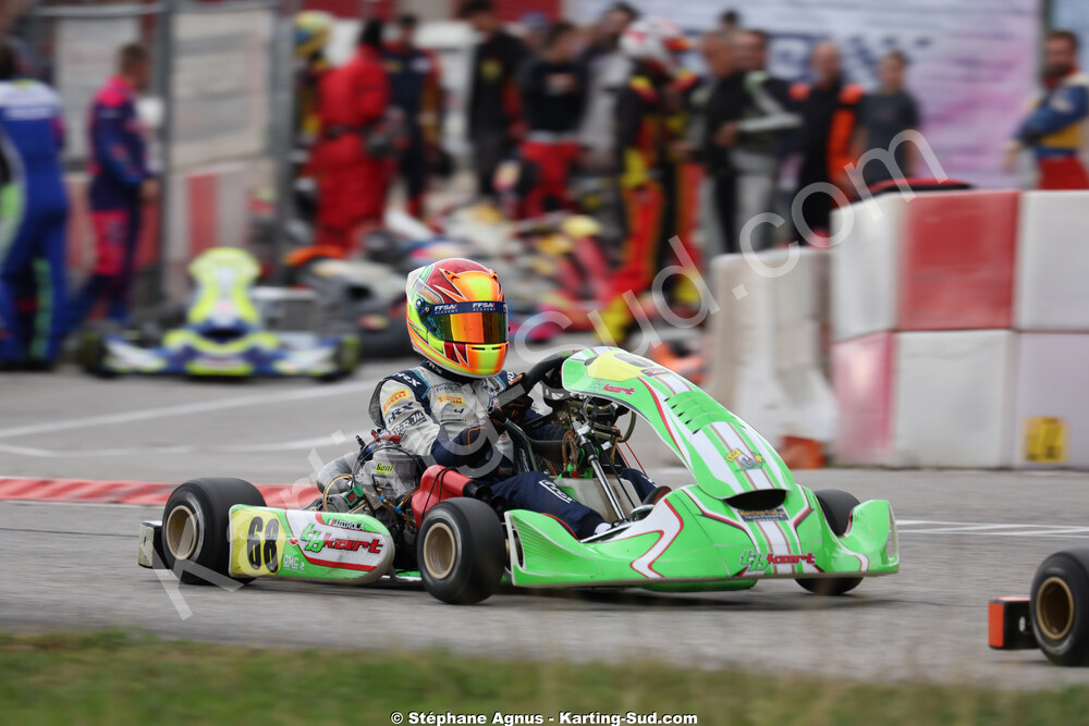Paul GLEIZE — 25/10/2026 : 3ème manche du Challenge Jean-Claude Sanchez à Aigues-Vives 2026 — karting