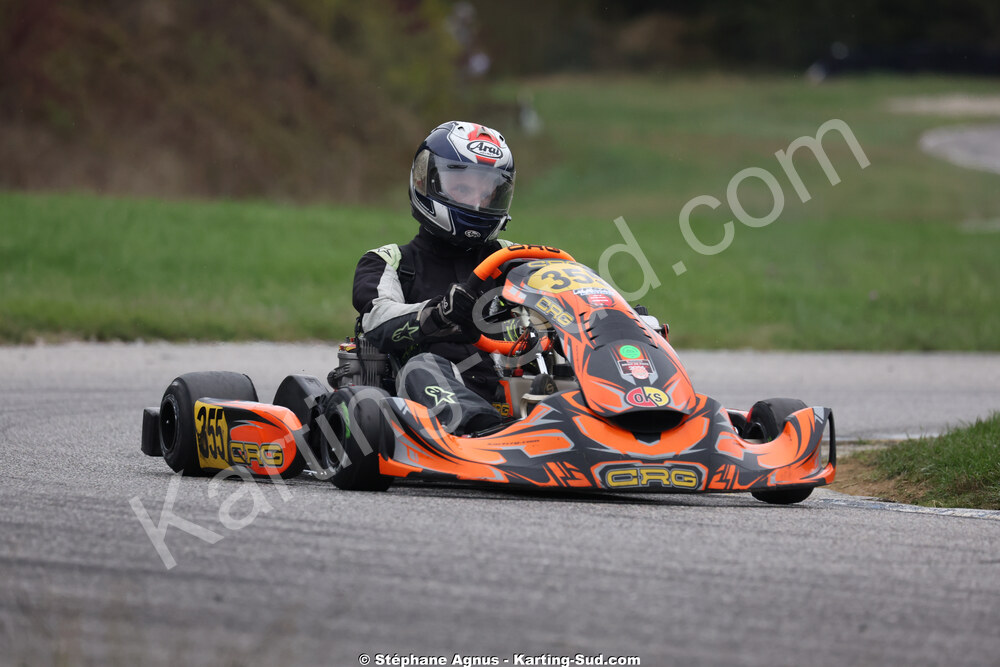 John HUGUET — 25/10/2026 : 3ème manche du Challenge Jean-Claude Sanchez à Aigues-Vives 2026 — karting